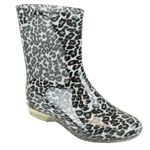 A2Z Women Rain Boots Anti-Skid - Wellies LDS AZ32207 Leopard 7 UK