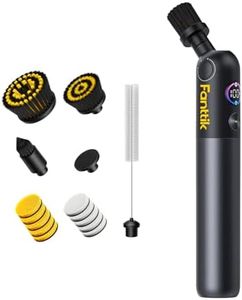 Fanttik Flip G10 Nano HomeCare Cordless Electric Spin Scrubber, 360° High-Torque Rotation, 2-Speed & 3-Angle, IPX7 Waterproof Cleaning Brush with 7 Brush Heads for Grout, Tiles, Sinks, Crevices