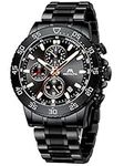 MEGALITH Mens Watches Black Stainle