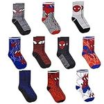 Marvel Spiderman Boys Socks, 10-Pac