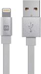 Monoprice Flat Apple MFi Certified Lightning to USB Type-A Charging Cable, 6 Inches, White - Premium Series