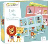 Avenue Mandarine - Ref JE526C - Lotto Game Box - Contains 24 Pawns & 4 Lotto Boards - Observation & Association, Vocabulary Skills, 2-4 Players, Suitable for Ages 3+