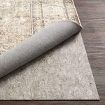 Loloi Loloi-Grip Rug Pad, FPAD2 Grey, 9'-0" x 12'-0", 13" Thick, Gray, 1/8 inch, Reversible, Soft, Cushion, Low Profile, Hardwood, Carpet, Tile, Vinyl, Linoleum, Multi Surface, Trim to fit, Rug Pad