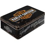 Nostalgic-Art 30703 - Harley-Davidson Genuine, Storage Tin Box Flat