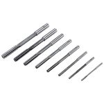 8 Pcs 3,4,5,6,7,8,9,10mm HSS Reamer Set,Straight Shank Milling Cutter Tool Set,High Speed Steel Hand Operated Reamer,Chucking Machine Reamer for Bore Machining