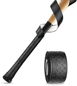 Gonex Bat Grip Tape for Baseball Softball, 1.1mm 40.16'' Pro Feel Full Adhesive Back Baseball Bat Grip, Black Wrap (1 Pack)