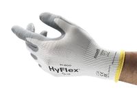 Ansell HyFlex 11-800 Professional Work Gloves, Abrasion Resistant Nitrile Coating with Firm Grip, Multipurpose Protection Gloves, Mechanical and Industrial Safety, White, Size S (1 Pair)