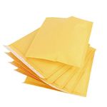 skycabin 4''x5''(11X13CM) 100 Pack Yellow Poly Bubble Mailers,Self Seal Padded Shipping Envelopes Bags for Shipping, Mailing, Packaging,Small Business