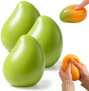 2026 New Coconut Oil Stress Ball, Coconut Oil – Super Soft, Handmade Slow Rising Fidget Squeeze Toy for Stress Relief, Squeeze the Stress Away (Mango-3Pcs)