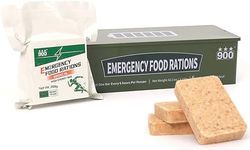 Emergency Food Supply - Original Flavor Hardtack, Mre Meals 2025, 4 Days Emergency Meals Survival Foods Bars, Emergency Supplies for Disaster Preparedness, Tin Pack, Long Shelf Life