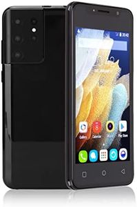 Yoidesu Unlocked Smartphones, S21 Ultra 6.1in 3G Dual SIM Unlocked Cell Phone, 1GB RAM + 8GB ROM, 5MP + 8MP Dual Camera, Face ID Android Phone with 2000mAh Battery(U.S. Plug)