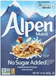 Alpen Muesli Cereal No Sugar Added, 3 Pack of 14 Ounce Boxes