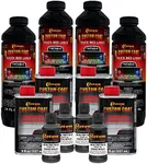 Custom Coat Charcoal Metallic 1 Gallon Urethane Spray-On Truck Bed Liner Kit -Easy Mixing, Just Shake, Shoot - Professional Durable Textured Protective Coating, Prevent Stop Rust - Car, Auto Equipment