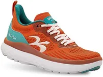 Gravity Defyer g-defy XLR8 Run Running Shoes for Women | Comfortable Orthopedic Shoes for Standing All Day | Patented VersoShock Technology | Wide Toe Box Orange/Blue