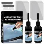 xinrongda 2Pcs Windshield Repair Kit, Cracked Windshield Repair Kit for Chips and Cracks, DIY Windshield Chip Repair Kits, Glass Crack Repair Kits,for Windscreens, Windows & Mirrors