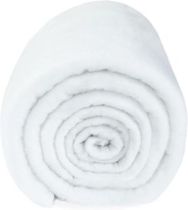 HOMBYS 300 GSM Thickness Upholstery Quilt Batting, Polyester Fabric by The Roll, Cuttable Stuffing for Couch Cushion, Protecting Furniture and Handicraft (36 inch * 10 Yards)