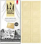Milkboy Swiss Chocolates White Chocolate Bars - Gourmet Bourbon Vanilla Chocolate Bars - Made with Pure Natural Vanilla - White Premium - Gluten Free - Non-GMO - Kosher - 3 oz, Pack 1