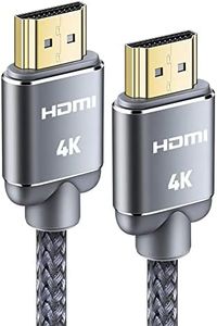 Cavo HDMI 4K 3m, Snowkids Cavi HDMI 2.0 a/b ad alta Velocità con Ethernet, Supporta 4K 60Hz HDR 2.0/1.4a, Video UHD 2160p, Ultra HD 1080p, 3D, compatible TV, Computer e Monitor