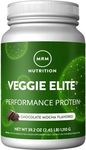 MRM - Veggie Elite Performance Protein, 24 Grams of Plant-Based Protein, Soy-Free, Vegetarian & Vegan Friendly, Non-GMO Project Verified (Chocolate Mocha, 2.45 lbs)