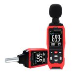 Decibel Meter Sound Level Meter, High Accuracy db Meter Classroom Noise Meter with A/C/Z Weighted, spl Meter with Logging 30-130dB Audio Noise Measure Device with Data Hold Backlight