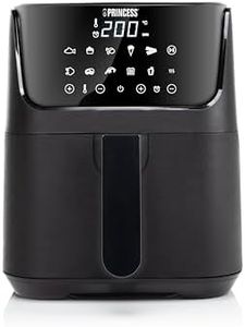 Princess 182031 Freidora sin aceite de 3.5 L, hasta un 70% menos de consumo de energía, libro con 30 recetas incluido, 11 programas, temperatura y tiempo regulables, panel de control digital t�áctil