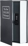 Amazon Basics Book Safe- Combination Lock- Large, Black