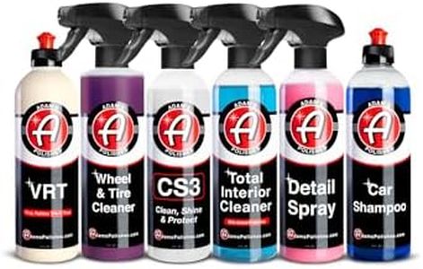 Adam's Premium Car Wash Kit - Arsenal Builder Car Wash Kit with Car Care Cleaning Chemicals, Essential Car Wash Supplies - Gift for Car & Truck Lovers, Dads and DIYers