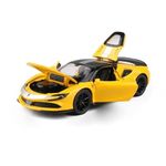 FEXXA 1:32 Scale Exclusive Alloy Metal Pull Back Die-cast Car Model with Sound Light Mini Auto Toy for Kids Metal Model Toy Car with Sound and Light? (Ferrari SF90 - MULTICOLOR-1)