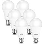 Lepro Bayonet Light Bulbs 100W Equivalent, Warm White 2700K, 13W 1520lm Super Bright LED Bayonet Bulb, B22 LED Bulbs, BC GLS Energy Saving Lightbulbs Bayonet, Non-dimmable, Pack of 6