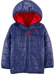 Simple Joys by Carter's Boys' Puffer Jacket, Navy, 12 Months