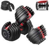 52.5 Lb Adjustable Dumbbell: Adjust