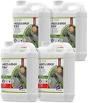 ECO GARDEN PRO - Organic Vinegar Weed Killer | Kid Safe Pet Safe | Clover Killer For Lawns | Moss Killer | Green Grass & Poison Ivy Killer | Spray Ready Glyphosate FREE Herbicide (1 Case of 4 Gallons)
