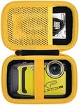 khanka Carrying Case Replacement For Fujifilm FinePix XP140/XP130/XP120/XP90 Waterproof Digital Camera (Yellow)