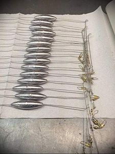 15-3 Oz. Bottom Bouncers Made with.040 Inch Diameter Wire-Torsion Straightened Weights Fishing Sinker Molds for Freshwater or Saltwater Fishing