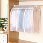 3D Zipper Dust Clothes Cover Waterproof Clothes Storage Wardrobe Suit Bags Closet Hangers Case Clothing Cover Dust Bag Hanging Organizer