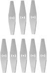 Weed Eater Replacement Blades,Brush Cutter Metal Lawn Cutter Rotary Weed Brush Blades Weed Eater Razor Trimmer Head for Garden Mower,Cutting Grass Weeds, Underbrush, Thorns (8pcs)