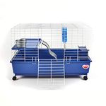 Kaytee My First Home Deluxe Guinea Pig 2-Level Cage with Caster Wheels