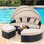 Walsunny Patio Furniture Round Dayb