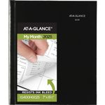 AT-A-GLANCE 2025 Planner, Monthly, 7" x 8-1/2", Medium, Hardcover, DayMinder, Black (G400H0025)