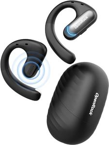 OpenRock Pro Open Ear Headphones,Bluetooth 5.2 Wireless Earbuds,46 Hours Playtime with Charging Case, Extra Deep Bass,IPX5 Waterproof,for Sports,Gaming,Office,Running,Cycling,Driving,Hiking