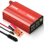 YSOLX 500W Power Inverter DC 12V to 110V AC Converter Car Plug Adapter Outlet Charger for Laptop Computer