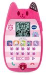 VTech Gabby's Dollhouse A Meow-Zing Phone, Official Gabby's Dollhouse Toy, Interactive Role Play Phone, Toy Phone with Voice Activation, Ringtones & Games, Gift for Ages 3, 4+ Years, English Version