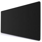 YEBMoo Gaming Mouse Pad XXL Extended Desk Pad & Thick Large (900x400x2 mm) Computer Keyboard Mousepad Mouse Mat (90x40Black001)