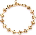 Mevecco Gold Beaded Bracelets,18K G