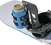 Snowboard & Ski Beer Holder - Beer Binding PRO (12oz Regular Can, Neon Blue)