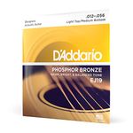 D'Addario EJ19 Phosphor Bronze Bluegrass Acoustic Guitars Strings - Hybrid 12-56