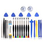 Repair Screwdriver Set, 25 in 1 Precision Small Repair Tools Kit for Fixing Cell Phone Watch Computer Tablet, S2 Steel Opening Pry Tool Repair Kit Set, 1 Set