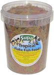 Supa Aquarium Fish Food Tropical Flake 1 Litre | Premium Quality Nutritious Fish Food Offering a Complete Balanced Diet