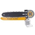 Steel Beam Cutter for 7.25in Circular Saws, Multi Angle Circular Saw Guide for Cutting 12in Beams, Posts and Logs, 46 Tooth Count, 0.25in Kerf, 0.16in Plate Thickness, Saw Not Included