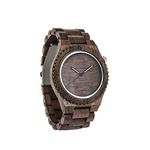 WoodWatch The Official Men's Natural Wooden Watch Wootch Walnut Edition| Hand-Crafted | Japanese Quartz Movement | Durable and Splashproof Clock with a Classy Wooden Case